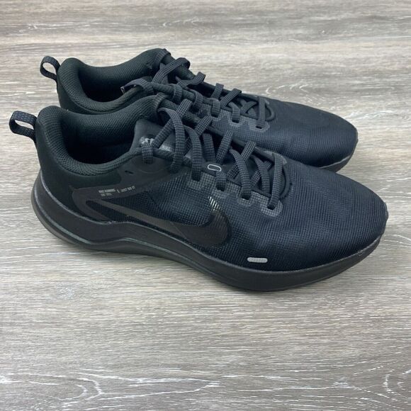 Size 8.5 - Nike Downshifter 12 Black Particle Gray 2022 DD9293-002 - Picture 5 of 10